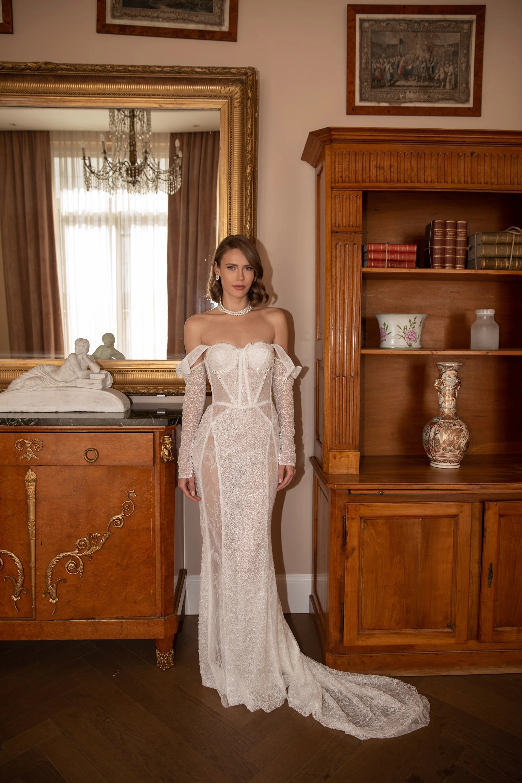 Gisele+detachable sleeves+straps Gesele